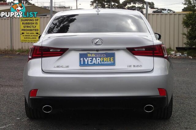 2015 LEXUS IS350 F SPORT GSE31R MY15 SEDAN, 4 DOORS, 5 SEATS