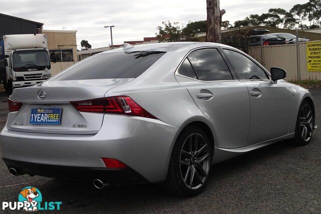 2015 LEXUS IS350 F SPORT GSE31R MY15 SEDAN, 4 DOORS, 5 SEATS