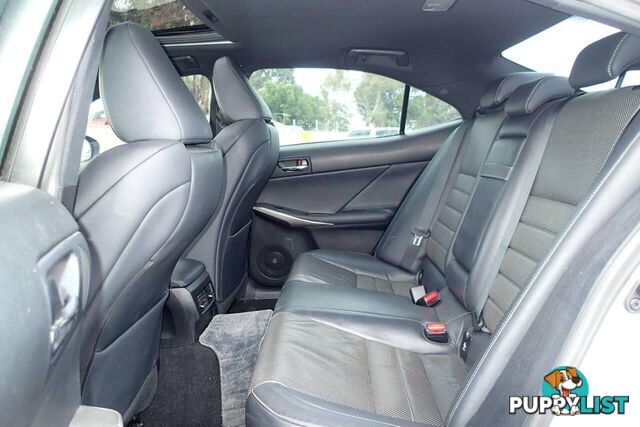 2015 LEXUS IS350 F SPORT GSE31R MY15 SEDAN, 4 DOORS, 5 SEATS