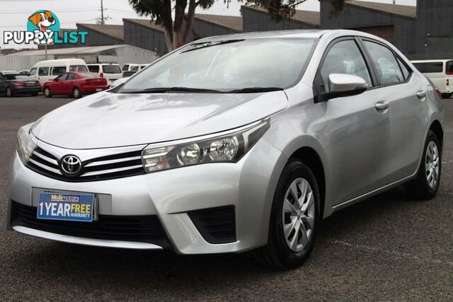 2014 TOYOTA COROLLA ASCENT ZRE152R MY11 SEDAN, 4 DOORS, 5 SEATS