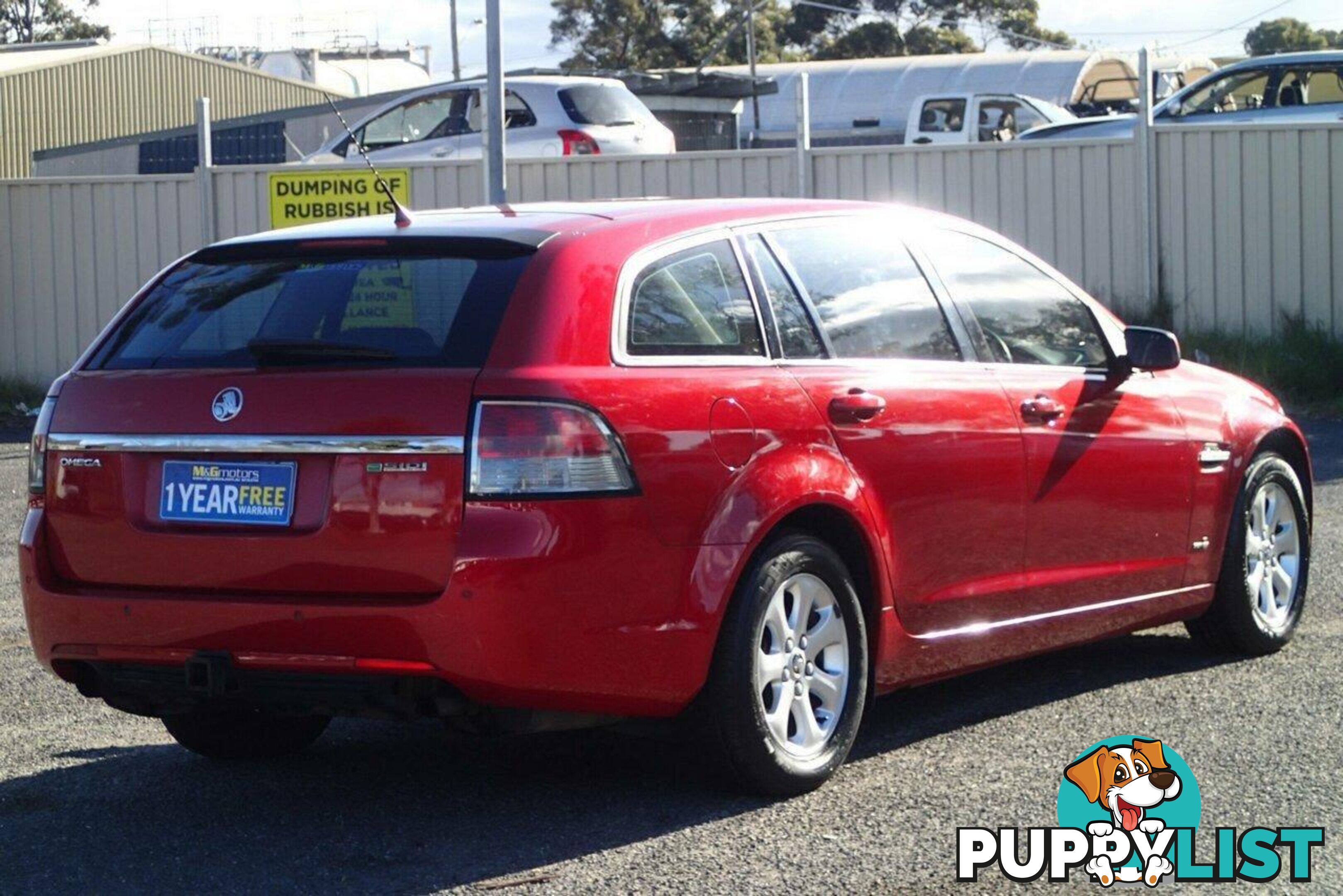 2012 HOLDEN COMMODORE OMEGA VE II MY12 WAGON, 4 DOORS, 5 SEATS