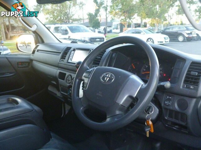 2018 TOYOTA HIACE LWB TRH201R MY16 COMMERCIAL, 4 DOORS, 2 SEATS