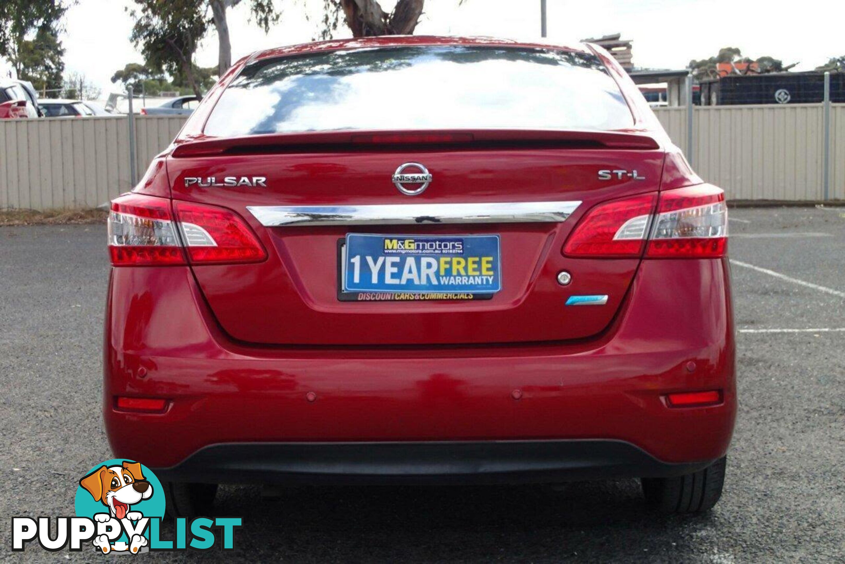 2013 NISSAN PULSAR ST-L B17 SEDAN, 4 DOORS, 5 SEATS