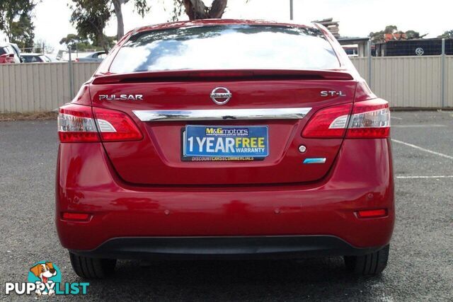 2013 NISSAN PULSAR ST-L B17 SEDAN, 4 DOORS, 5 SEATS