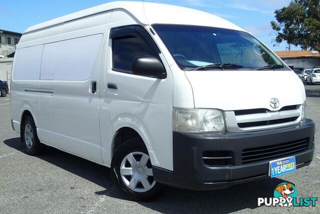 2006 TOYOTA HIACE SLWB TRH221R COMMERCIAL, 4 DOORS, 3 SEATS