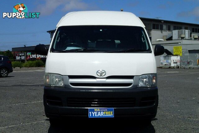 2006 TOYOTA HIACE SLWB TRH221R COMMERCIAL, 4 DOORS, 3 SEATS