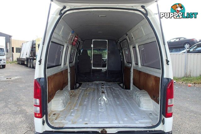 2006 TOYOTA HIACE SLWB TRH221R COMMERCIAL, 4 DOORS, 3 SEATS