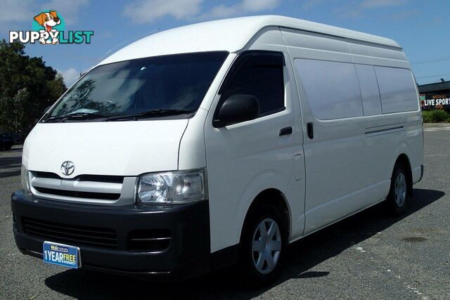 2006 TOYOTA HIACE SLWB TRH221R COMMERCIAL, 4 DOORS, 3 SEATS