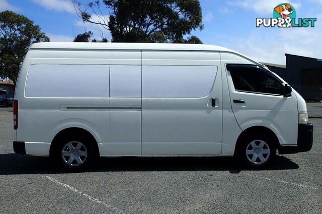 2006 TOYOTA HIACE SLWB TRH221R COMMERCIAL, 4 DOORS, 3 SEATS