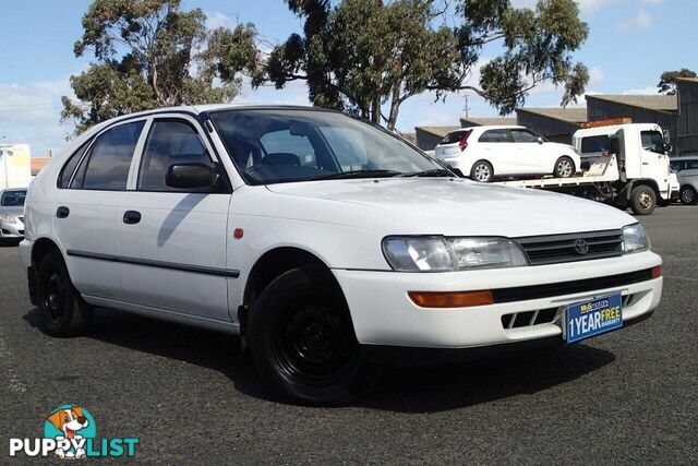 1995 TOYOTA COROLLA CSI SECA AE101R HATCH, 5 DOORS, 5 SEATS