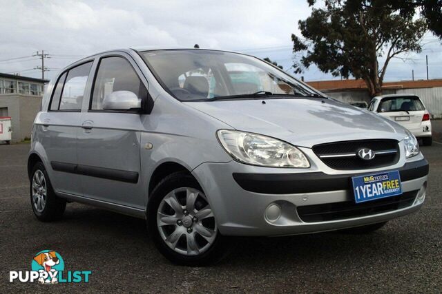 2010 HYUNDAI GETZ S TB MY09 HATCH, 5 DOORS, 5 SEATS