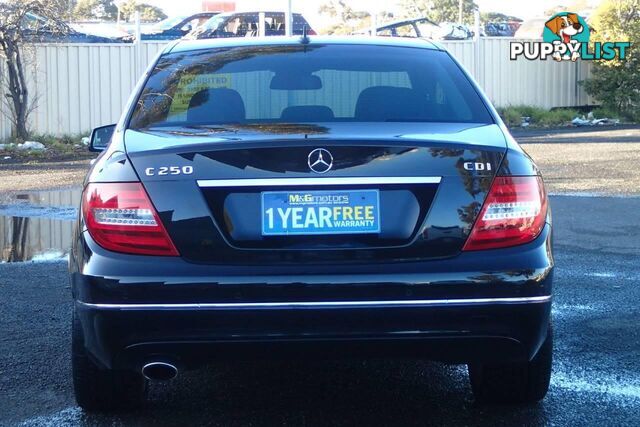 2013 MERCEDES-BENZ C250 CDI AVANTGARDE BE W204 MY13 SEDAN, 4 DOORS, 5 SEATS