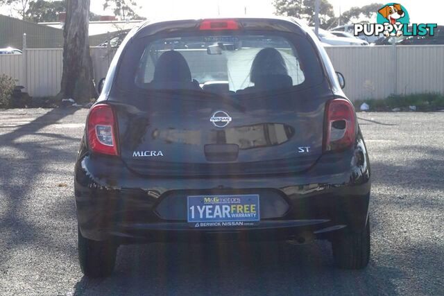 2015 NISSAN MICRA ST K13 MY15 HATCH, 5 DOORS, 5 SEATS