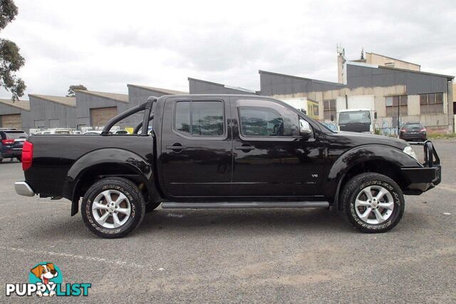 2013 NISSAN NAVARA ST-X (4X4) D40 MY12 UTE TRAY, 4 DOORS, 5 SEATS