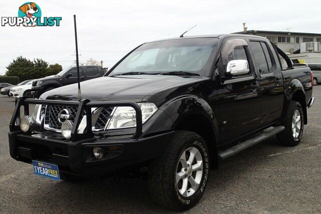 2013 NISSAN NAVARA ST-X (4X4) D40 MY12 UTE TRAY, 4 DOORS, 5 SEATS