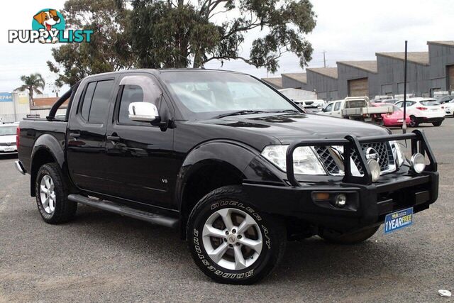 2013 NISSAN NAVARA ST-X (4X4) D40 MY12 UTE TRAY, 4 DOORS, 5 SEATS