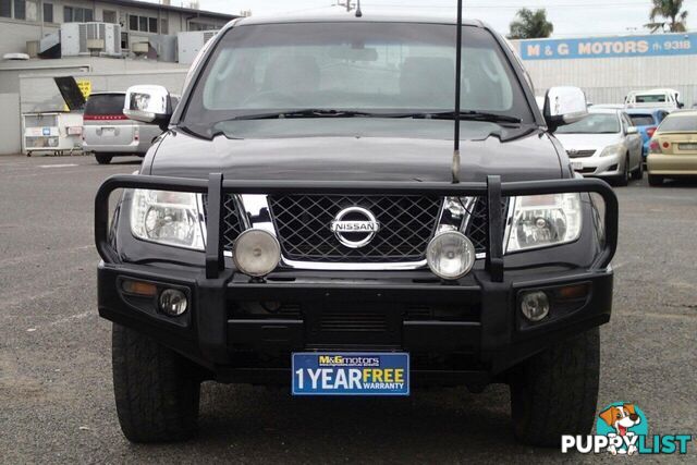 2013 NISSAN NAVARA ST-X (4X4) D40 MY12 UTE TRAY, 4 DOORS, 5 SEATS