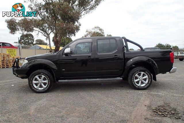 2013 NISSAN NAVARA ST-X (4X4) D40 MY12 UTE TRAY, 4 DOORS, 5 SEATS