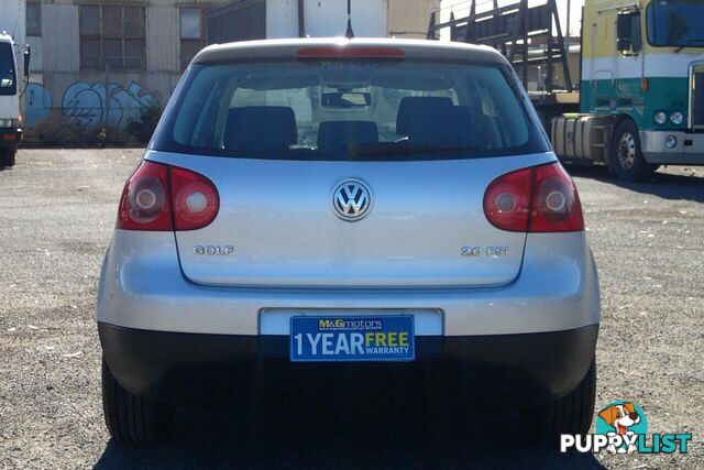 2005 VOLKSWAGEN GOLF 2.0 FSI COMFORTLINE 1K HATCH, 5 DOORS, 5 SEATS