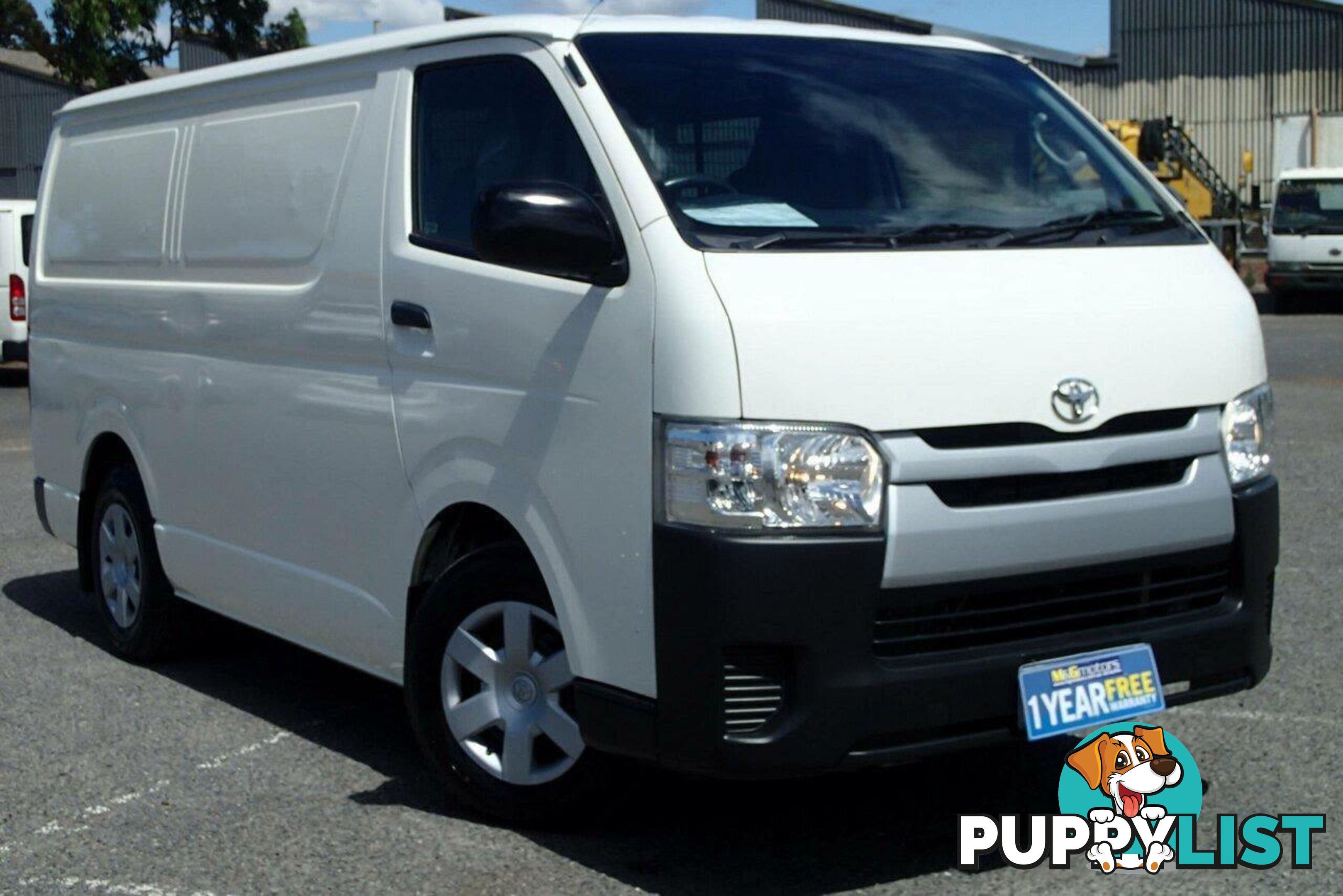 2018 TOYOTA HIACE LWB KDH201R MY16 COMMERCIAL, 4 DOORS, 2 SEATS