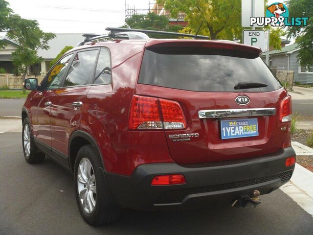 2011 KIA SORENTO PLATINUM (4X4) XM MY12 SUV, 4 DOORS, 7 SEATS