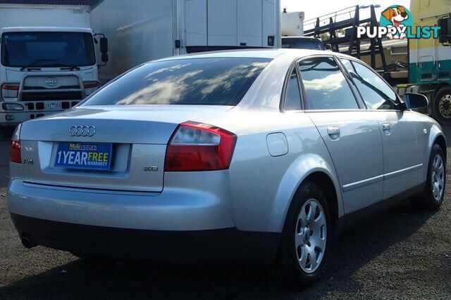 2002 AUDI A4 2.0 B6 SEDAN, 4 DOORS, 5 SEATS