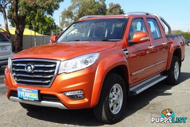 2019 GREAT WALL STEED (4X4) NBP UTE TRAY, 4 DOORS, 5 SEATS