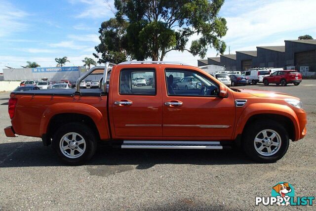 2019 GREAT WALL STEED (4X4) NBP UTE TRAY, 4 DOORS, 5 SEATS