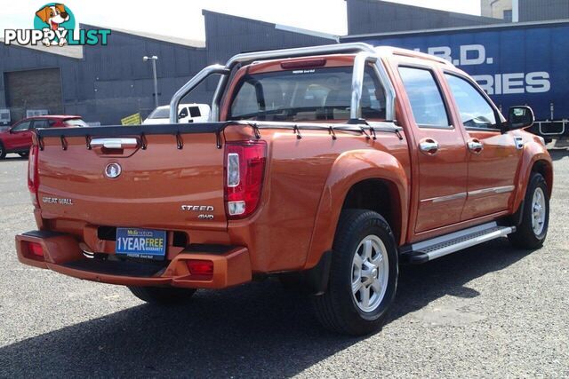 2019 GREAT WALL STEED (4X4) NBP UTE TRAY, 4 DOORS, 5 SEATS