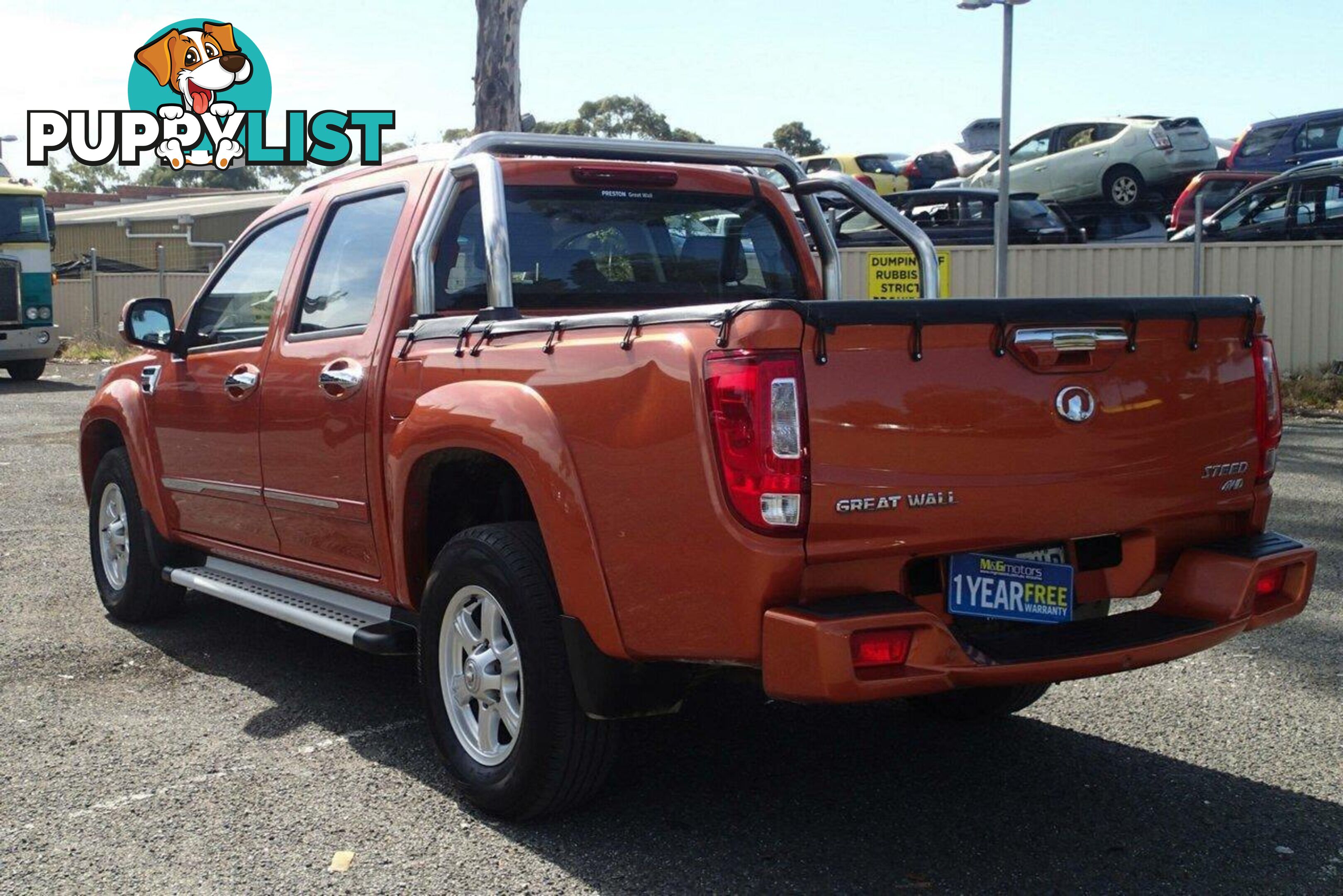 2019 GREAT WALL STEED (4X4) NBP UTE TRAY, 4 DOORS, 5 SEATS