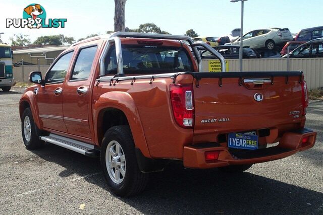 2019 GREAT WALL STEED (4X4) NBP UTE TRAY, 4 DOORS, 5 SEATS