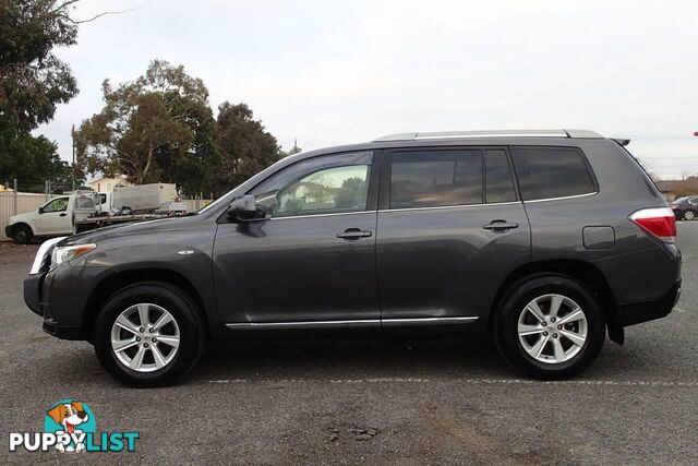 2012 TOYOTA KLUGER KX-R (4X4) 5 SEAT GSU45R MY11 UPGRADE SUV, 4 DOORS, 5 SEATS