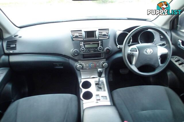 2012 TOYOTA KLUGER KX-R (4X4) 5 SEAT GSU45R MY11 UPGRADE SUV, 4 DOORS, 5 SEATS