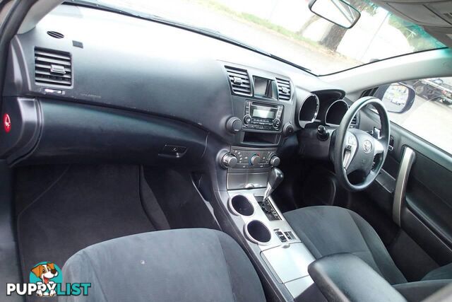 2012 TOYOTA KLUGER KX-R (4X4) 5 SEAT GSU45R MY11 UPGRADE SUV, 4 DOORS, 5 SEATS