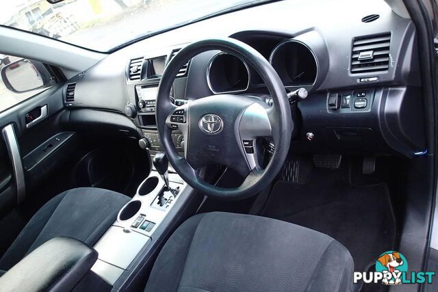 2012 TOYOTA KLUGER KX-R (4X4) 5 SEAT GSU45R MY11 UPGRADE SUV, 4 DOORS, 5 SEATS