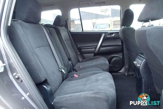 2012 TOYOTA KLUGER KX-R (4X4) 5 SEAT GSU45R MY11 UPGRADE SUV, 4 DOORS, 5 SEATS