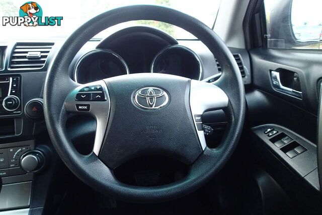 2012 TOYOTA KLUGER KX-R (4X4) 5 SEAT GSU45R MY11 UPGRADE SUV, 4 DOORS, 5 SEATS
