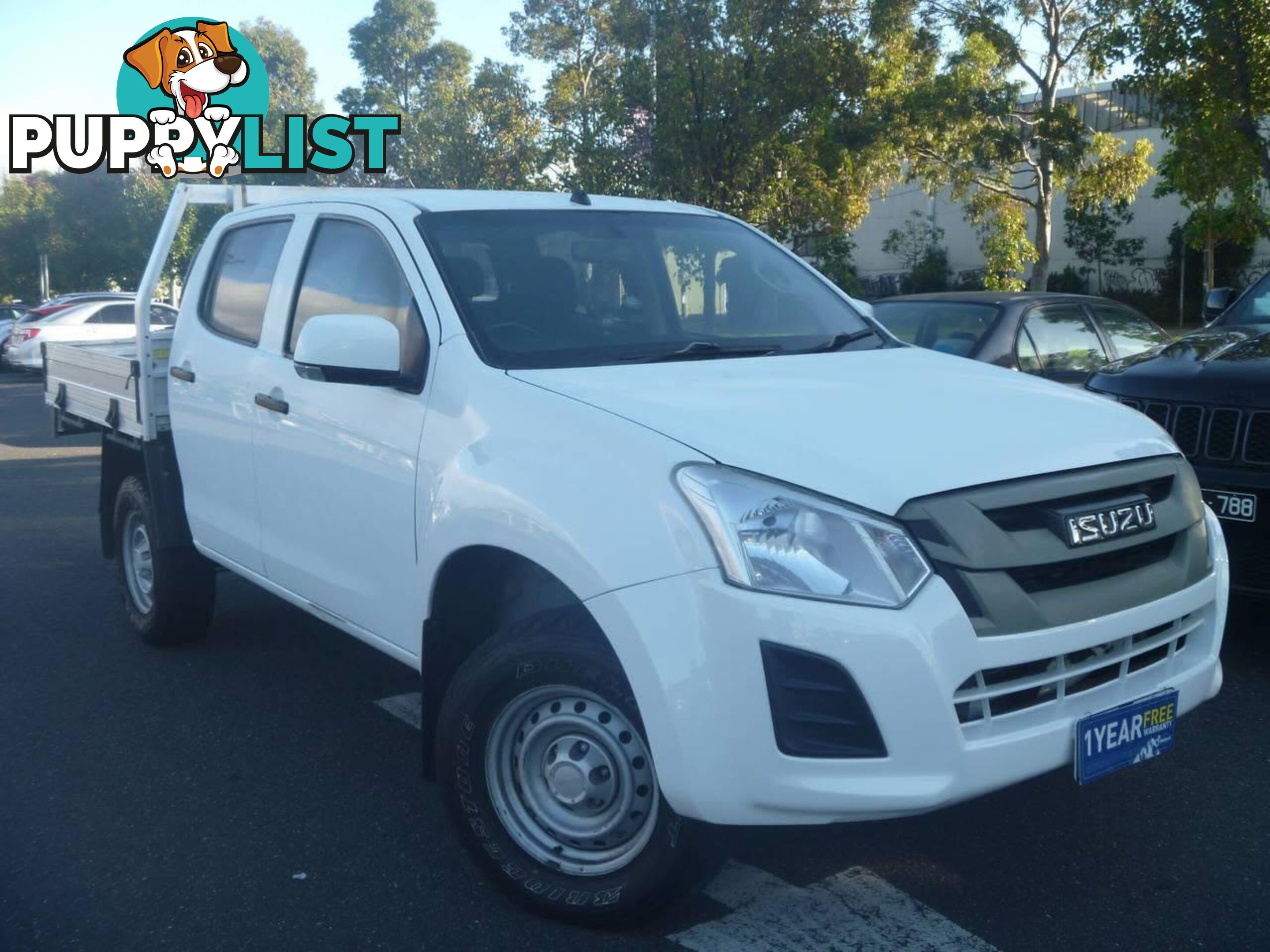 2017 ISUZU D-MAX SX (4X4) TF MY17 UTE TRAY, 4 DOORS, 5 SEATS