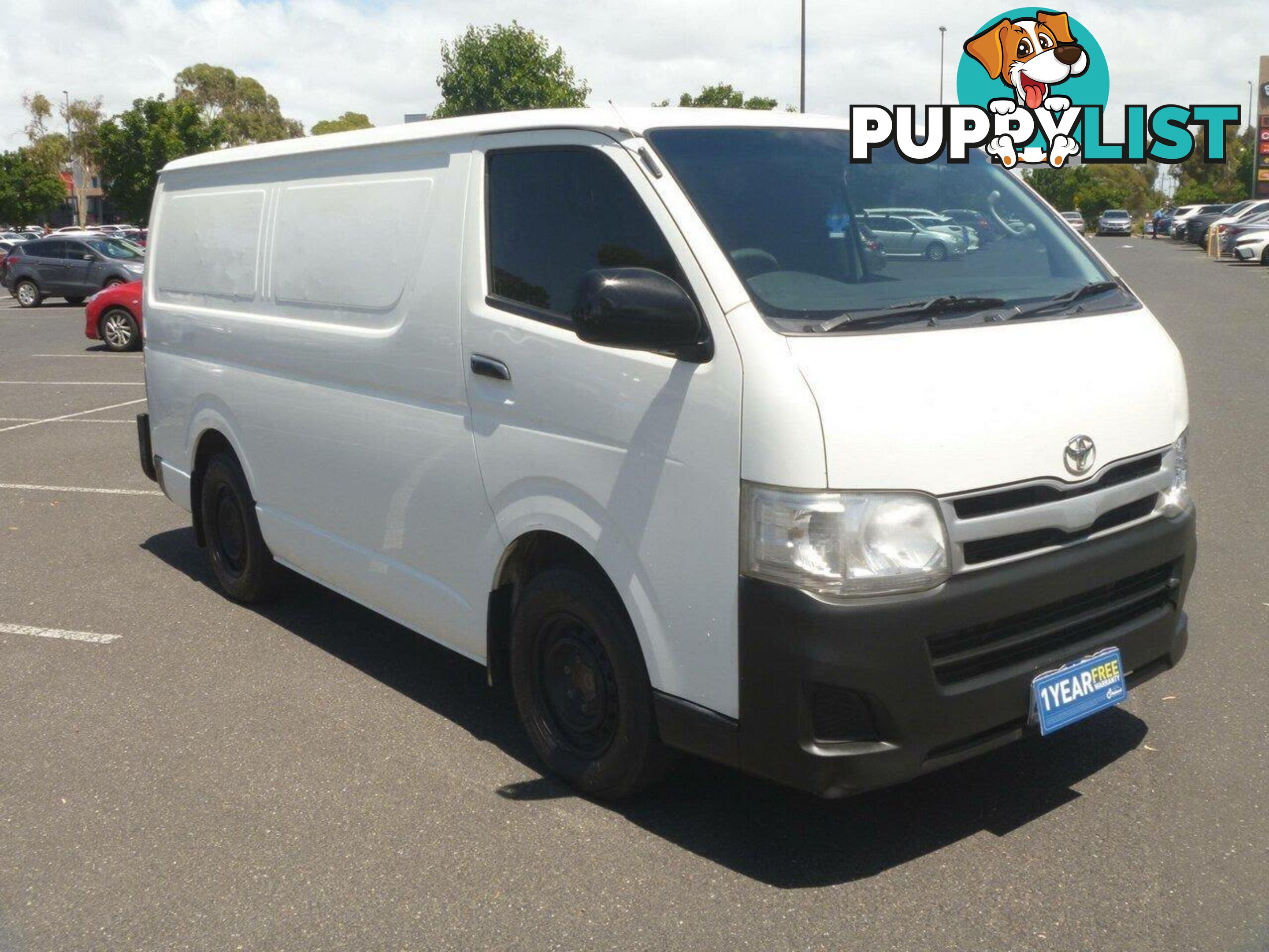 2013 TOYOTA HIACE LWB KDH201R MY12 UPGRADE COMMERCIAL, 4 DOORS, 3 SEATS