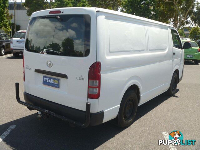 2013 TOYOTA HIACE LWB KDH201R MY12 UPGRADE COMMERCIAL, 4 DOORS, 3 SEATS