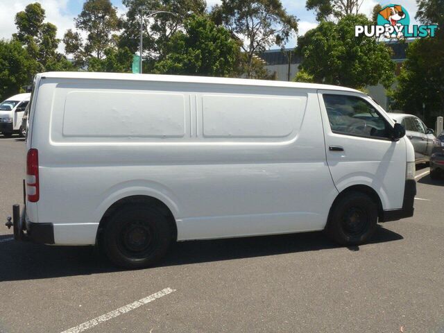 2013 TOYOTA HIACE LWB KDH201R MY12 UPGRADE COMMERCIAL, 4 DOORS, 3 SEATS