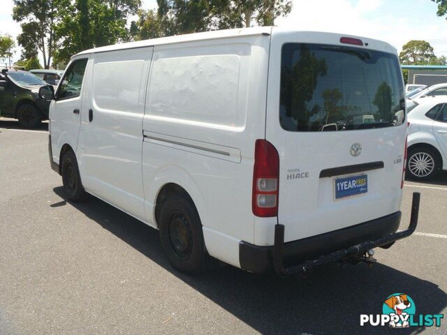 2013 TOYOTA HIACE LWB KDH201R MY12 UPGRADE COMMERCIAL, 4 DOORS, 3 SEATS