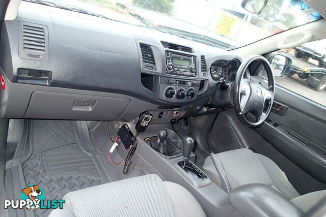 2012 TOYOTA HILUX SR (4X4) KUN26R MY12 UTE TRAY, 4 DOORS, 5 SEATS