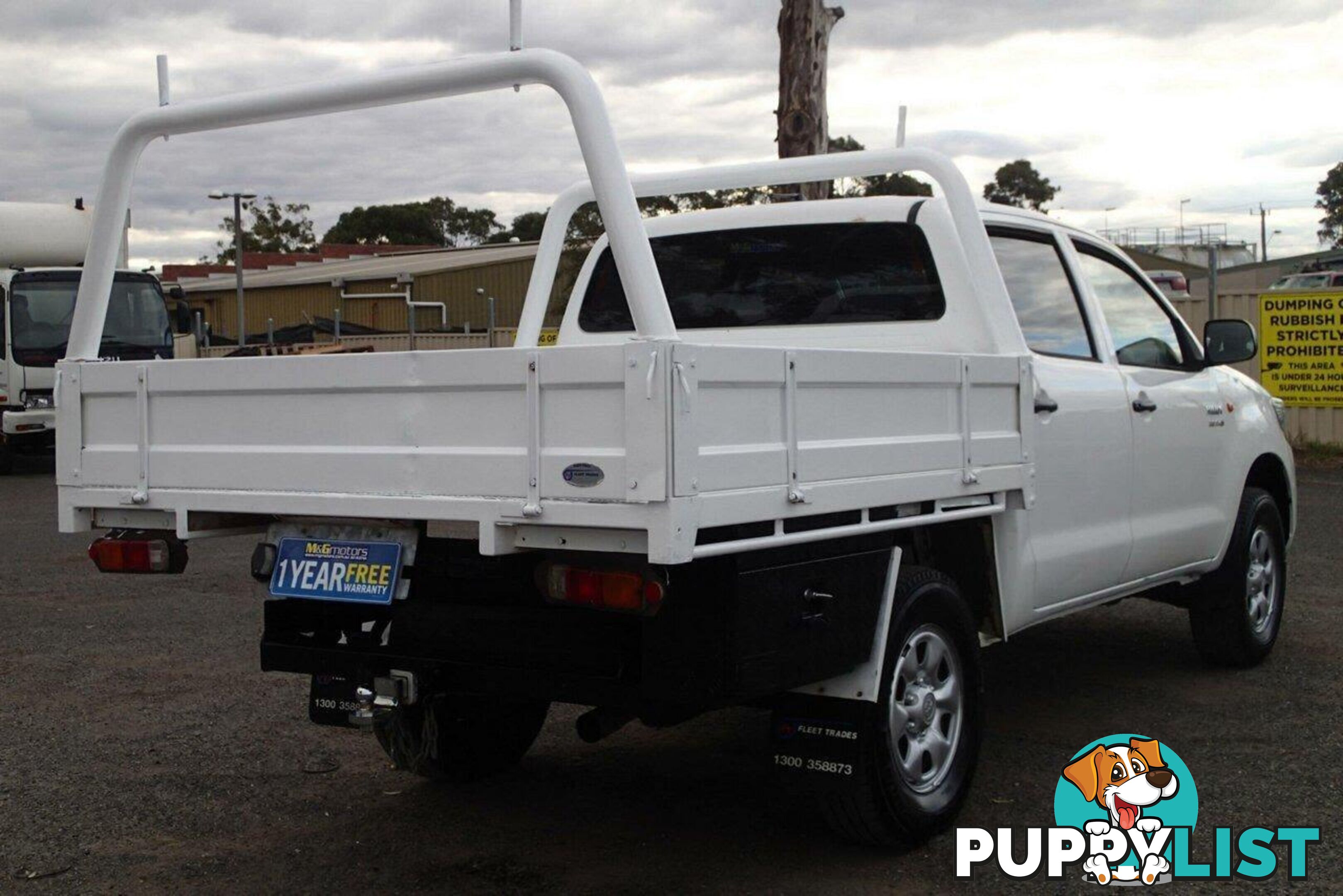 2012 TOYOTA HILUX SR (4X4) KUN26R MY12 UTE TRAY, 4 DOORS, 5 SEATS
