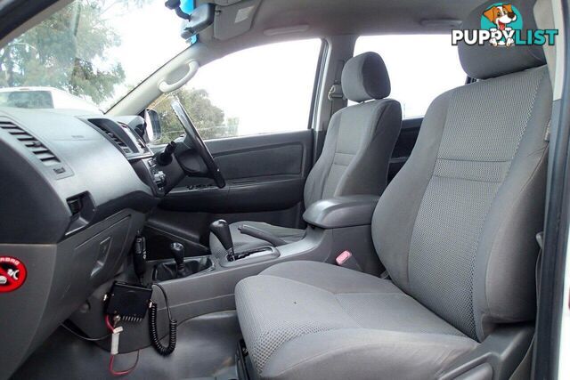 2012 TOYOTA HILUX SR (4X4) KUN26R MY12 UTE TRAY, 4 DOORS, 5 SEATS