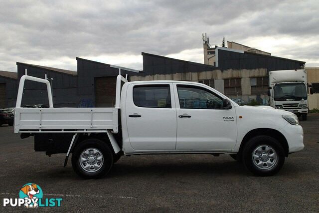 2012 TOYOTA HILUX SR (4X4) KUN26R MY12 UTE TRAY, 4 DOORS, 5 SEATS