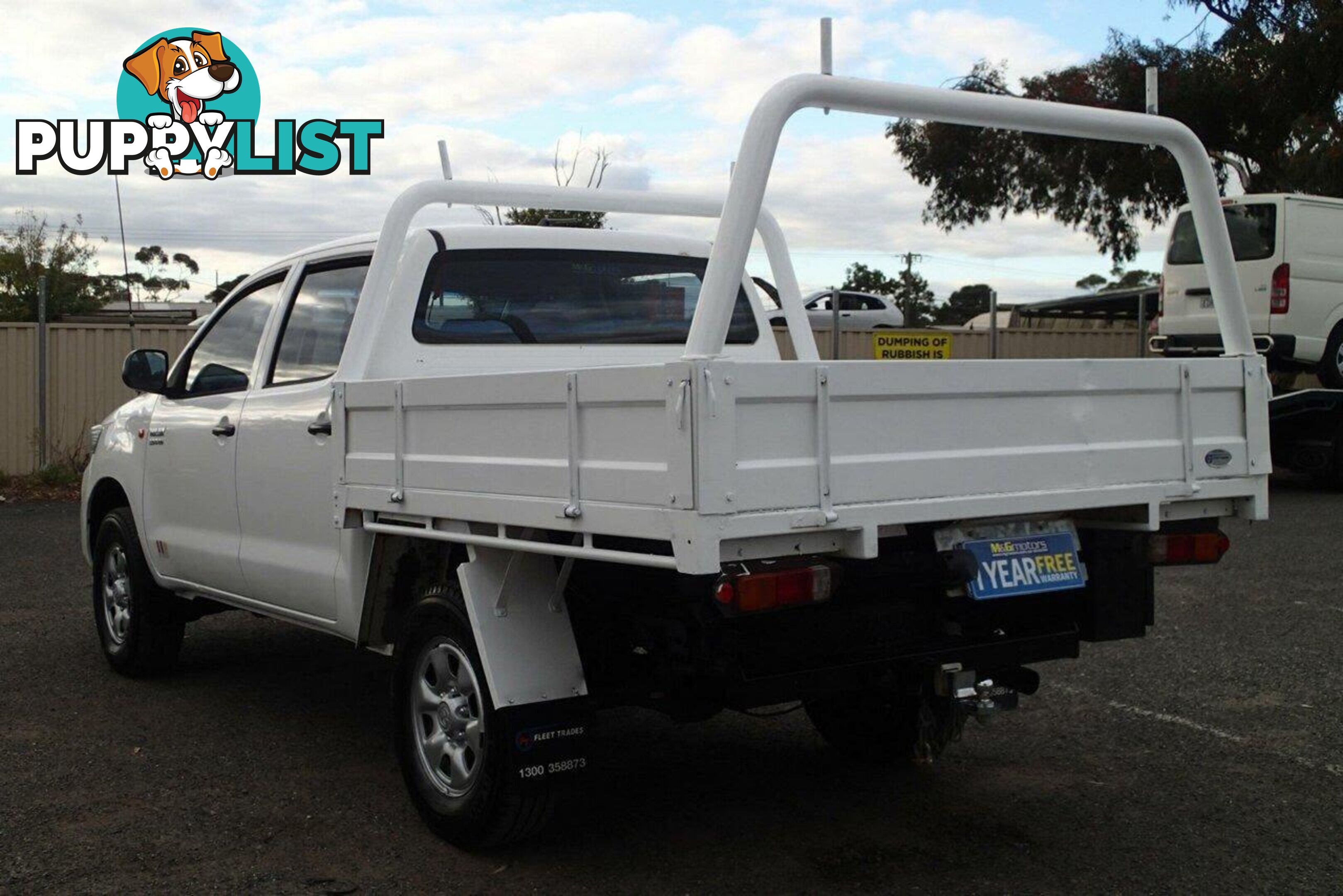 2012 TOYOTA HILUX SR (4X4) KUN26R MY12 UTE TRAY, 4 DOORS, 5 SEATS