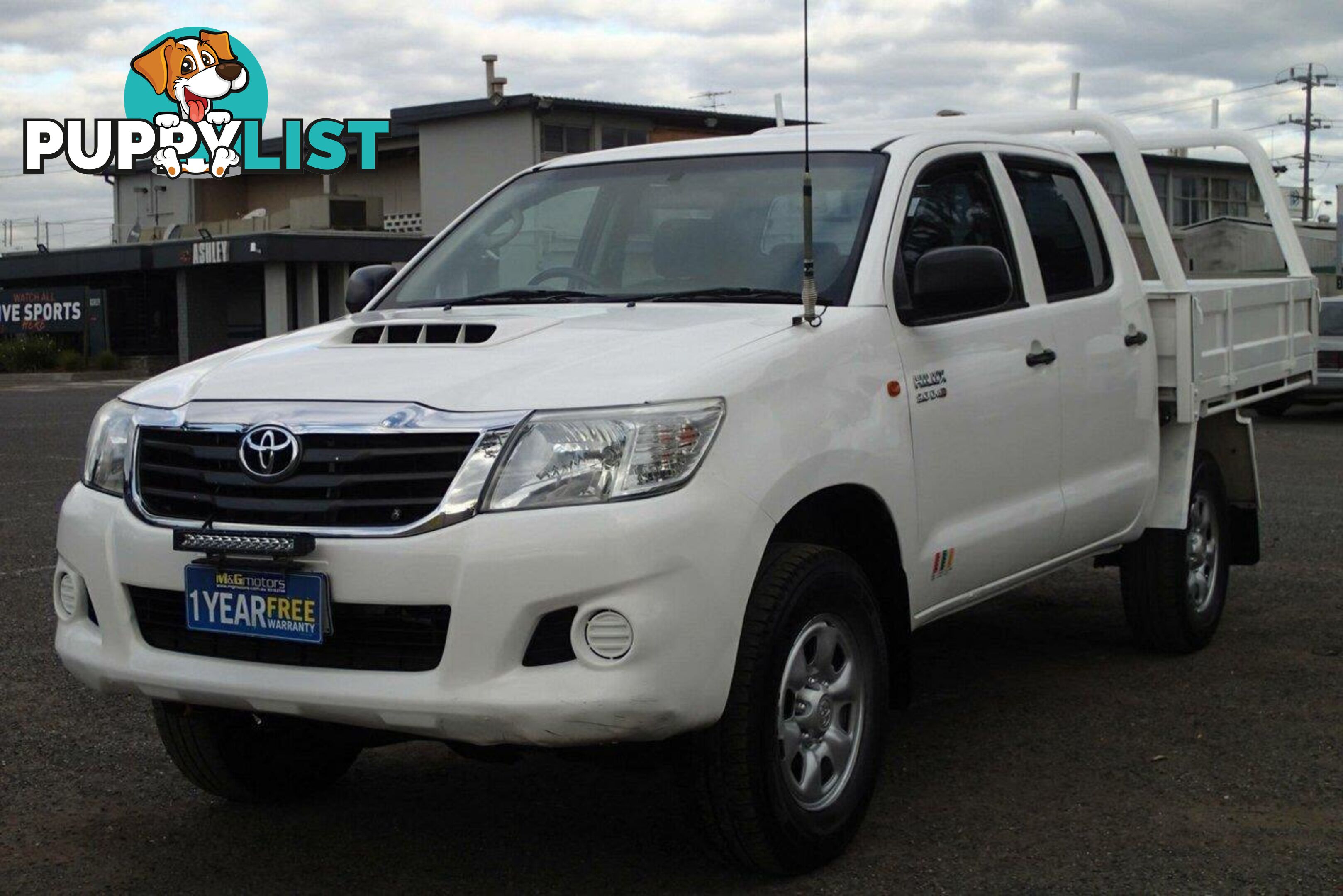 2012 TOYOTA HILUX SR (4X4) KUN26R MY12 UTE TRAY, 4 DOORS, 5 SEATS