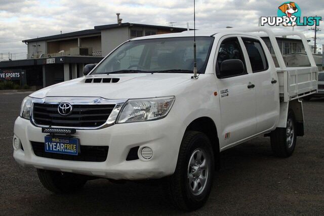 2012 TOYOTA HILUX SR (4X4) KUN26R MY12 UTE TRAY, 4 DOORS, 5 SEATS