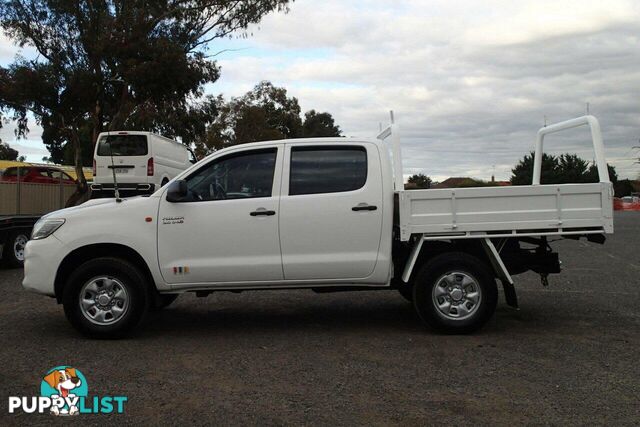 2012 TOYOTA HILUX SR (4X4) KUN26R MY12 UTE TRAY, 4 DOORS, 5 SEATS